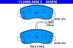 ATE Set Placute Frana, Frana Disc 13.0460-4856.2 Nissan Interstar/Nv400 Opel Movano B