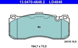 ATE Set Placute Frana, Frana Disc 13.0470-4848.2 Bmw 1/3 (13.0470-4848.2)