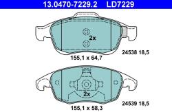 ATE Set Placute Frana, Frana Disc 13.0470-7229.2 Citroën Berlingo/Berlingo Multispace