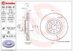 BREMBO Disc Frana 09.5180. 41 Fiat Tipo (09.5180.41)
