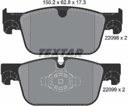 TEXTAR Set Placute Frana, Frana Disc 2209801 Volvo S60 Iii/S90 Ii/V60 Ii/V90 Ii/Xc60 Ii
