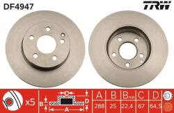 TRW Disc Frana Df4947 Mercedes-Benz C-Class/C-Class T-Model (DF4947)