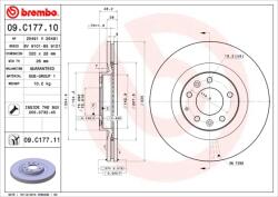 BREMBO Disc Frana 09. C177.11 Ford Usa Edge Mazda Cx-7/Cx-9