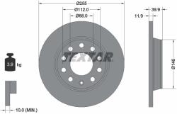 TEXTAR Disc Frana 92106303 Audi A4 B6/A4 B7 Audi (Faw) A4 B6/A4 B7 Seat Exeo (92106303)
