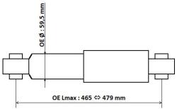 KYB Amortizor Puntea Spate 3450023 Citroën Jumper Ii Fiat Ducato Peugeot Boxer