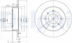 DELPHI Disc Frana Bg2633 Nissan Almera Ii/Primera (BG2633)