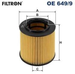 FILTRON Filtru Ulei Oe649/9 Alpina B3/B4 Bmw 1/2/3/3 Gran Turismo/4/4 Gran/5/6/6 Gran/7
