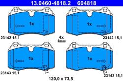 ATE Set Placute Frana, Frana Disc 13.0460-4818.2 Nissan 350Z