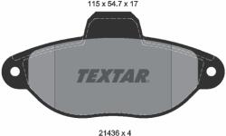 TEXTAR Set Placute Frana, Frana Disc 2143602 Fiat Cinquecento/Palio/Panda/Punto Lancia Y