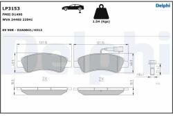 DELPHI Set Placute Frana, Frana Disc Lp3153 Citroën Jumper I/Jumper Ii Fiat Ducato
