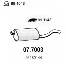 ASSO Toba Esapament Finala 07.7003 Daewoo Cielo