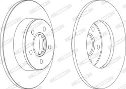 FERODO Disc Frana Ddf1497C Ford Tourneo Connect/Transit Connect/Transit Connect V408