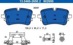 ATE Set Placute Frana, Frana Disc 13.0460-2650.2 Audi A6 C8/A7/E-Tron/E-Tron Gt/Q7/Q8 (13.0460-2650.2)