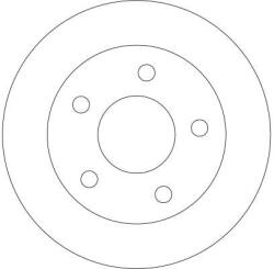TRW Disc Frana Df4357 Nissan Almera Tino/Primera