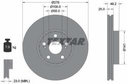 TEXTAR Disc Frana 92126403 Toyota Avensis