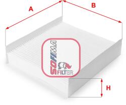 SOFIMA Filtru, Aer Habitaclu S3157C Citroën Nemo Fiat Doblo/Fiorino/Linea/Qubo/Tipo