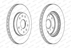 FERODO Disc Frana Ddf1620C Fiat Sedici Suzuki Sx4/Vitara