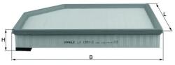 MAHLE Filtru Aer Lx1591/2 Volvo S80 Ii/V60 I/V60 I Cross Country/Xc60 I/Xc70 Ii (LX1591/2)