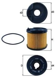 KNECHT Filtru Combustibil Kx87D Citroën Berlingo / Berlingo First/C5 I/Evasion/Jumpy I (KX87D)