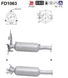 AS Filtru Funingine/Particule, Sist. De Esapament Fd1063 Volvo S60 Ii/S80 Ii/V60 I (FD1063)