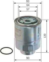 Bosch Filtru Combustibil F026402063 Honda Accord Vii/Civic Viii/Cr-V Ii/Cr-V Iii/Fr-V