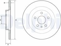 DELPHI Disc Frana Bg4966C Volvo Xc40 Volvo Asia Xc40
