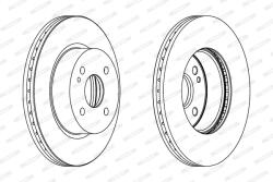 FERODO Disc Frana Ddf1738C Mazda 2/Mx-5 Iv