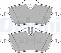 DELPHI Set Placute Frana, Frana Disc Lp1657 Mini Mini