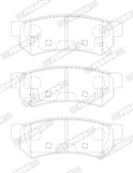 FERODO Set Placute Frana, Frana Disc Fdb5283 Chevrolet Spark (FDB5283)