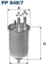 FILTRON Filtru Combustibil Pp848/7 Ford Tourneo Connect/Transit Connect