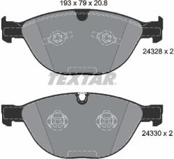 TEXTAR Set Placute Frana, Frana Disc 2432801 Bmw 5/6 Jaguar Xk Ii