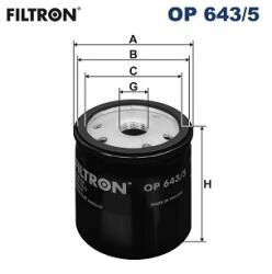 FILTRON Filtru Ulei Op643/5 Dacia Dokker/Dokker Pick-Up/Duster/Lodgy/Logan Ii/Sandero Ii