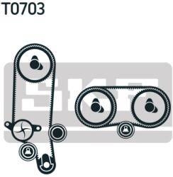 SKF Set Pompa Apa + Curea Dintata Vkmc01122 Seat Ibiza Iv/Leon Skoda Fabia I Vw Polo