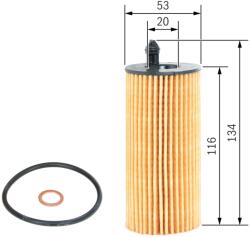 Bosch Filtru Ulei F026407205 Bmw 1/2/3/3 Gran Turismo/3 Touring/4/4 Gran/5/5 Touring/7 (F026407205)