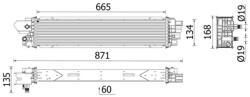 MAHLE Intercooler, Compresor Ci664000P Renault Trafic Iii