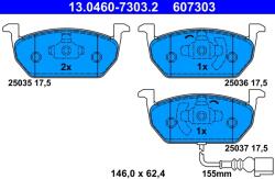 ATE Set Placute Frana, Frana Disc 13.0460-7303.2 Audi A3 Seat Leon Skoda Octavia Iii