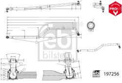 Febi Bilstein Bieleta, Directie Punte Fata 197256 Scania 4 - Series/G I/P I/R I/T