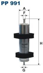 FILTRON Filtru Combustibil Pp991 Audi A4 B8/A4 B9/A5/A6 C7/A6 C8/A7/A8 D4/Q5/Q7