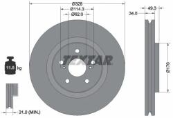 TEXTAR Disc Frana 92349505 Lexus Rx Toyota Rav 4 V