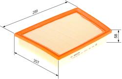 Bosch Filtru Aer F026400360 Bmw 1/2 Active/2 Active Tourer/2 Gran/2 Gran Tourer/X1/X2