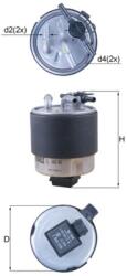 KNECHT Filtru Combustibil Kl440/44 Nissan Qashqai I (KL440/44)