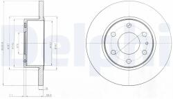 DELPHI Disc Frana Bg4165 Iveco Daily Iv/Daily V/Daily Vi