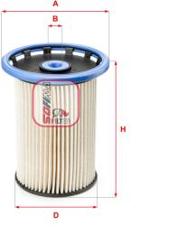 SOFIMA Filtru Combustibil S6025Ne Porsche Cayenne Vw Touareg (S6025NE)