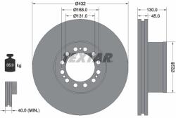 TEXTAR Disc Frana 93087200 Erf Ect Man E2000/F2000/Foc/Hocl/Lion S Intercity/Lion´S/Nd (93087200)