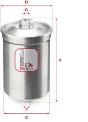 SOFIMA Filtru Combustibil S1502B Audi 100 C3/100 C4/200 C2/200 C3/80 B2/80 B3/80 B4 (S1502B)