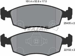 TEXTAR Set Placute Frana, Frana Disc 2543501 Fiat 500/500 C