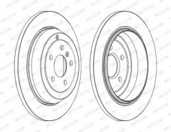 FERODO Disc Frana Ddf1530C Mercedes-Benz M-Class/R-Class (DDF1530C)