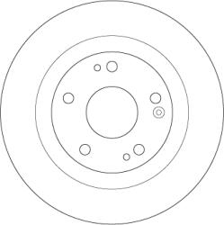 TRW Disc Frana Df6705 Honda Civic X