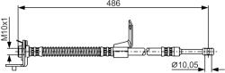 Bosch Furtun Frana 1987481372 Hyundai Getz