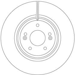 TRW Disc Frana Df6958S Kia Optima/Optima Sportswagon